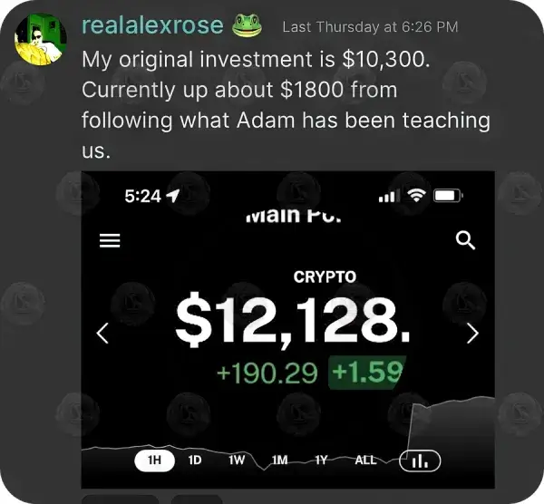 A student of HU 4.0 making 12 grands from trading cryptos