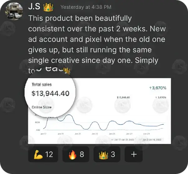 a student making $13944.40 fron e-commerce